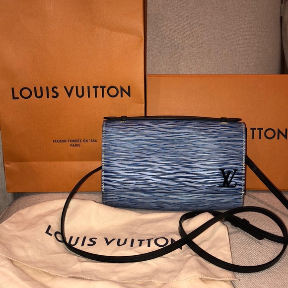 Louis Vuitton Handbags - Louis Vuitton Clery Epi Denim Pochette M54539